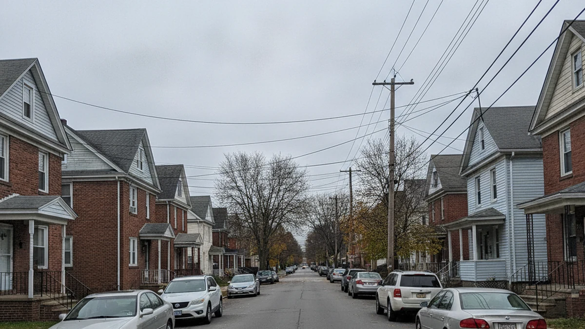 Corn Hill neighborhood Utica New York Oneida County Mohawk Valley mid-20th century homes established residential street
