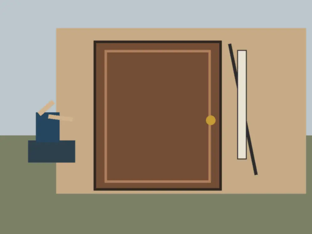 Door frame assessment older home Utica New York Oneida County settled frame handyman Marco